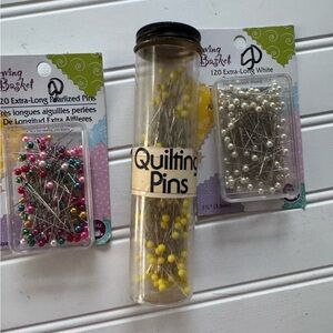 Quilting Pins with Assorted Colors